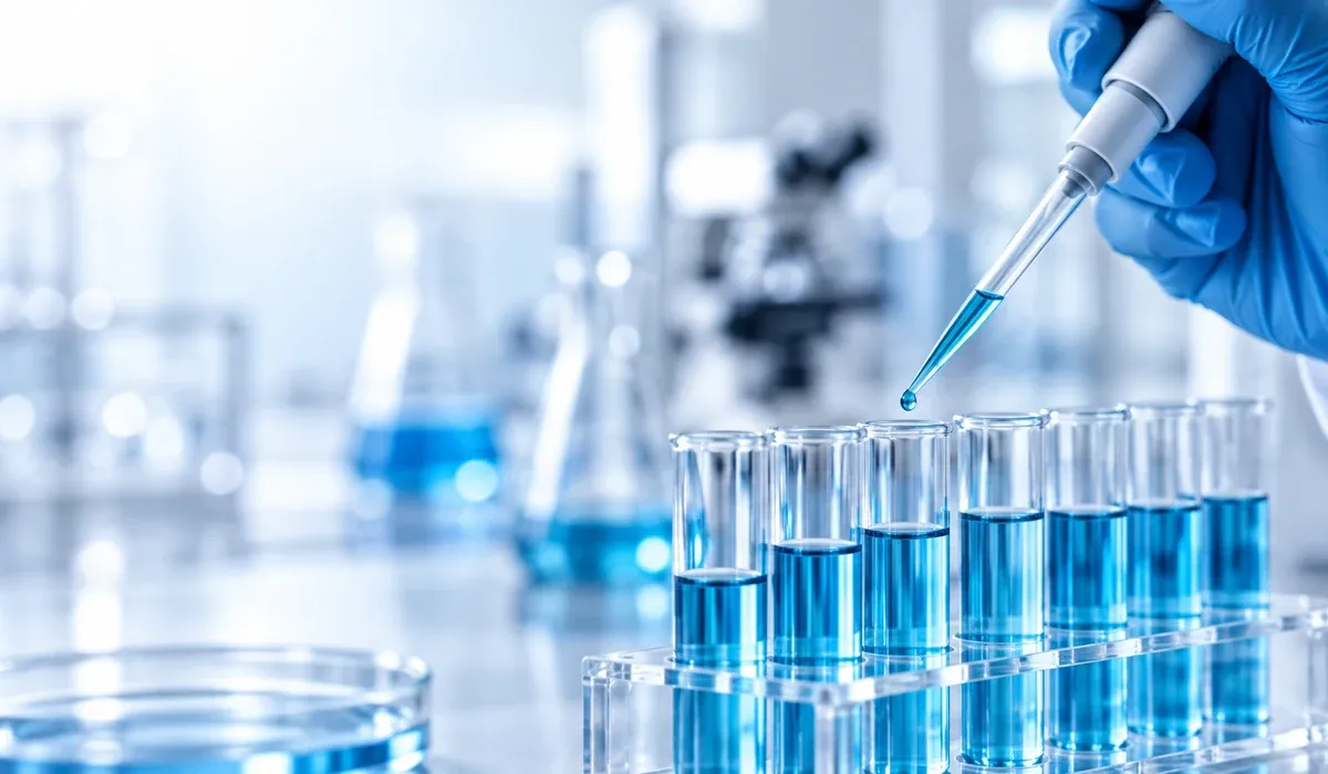 Laboratory application testing illustration